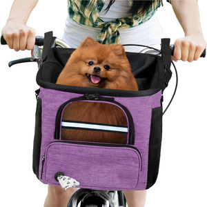 <span class=keywords><strong>Cestino</strong></span> Ventilato <span class=keywords><strong>per</strong></span> Bicicletta <span class=keywords><strong>per</strong></span> Cani, Zaino con Finestra in Rete, Sedile Auto <span class=keywords><strong>per</strong></span> Animali Domestici, Comodo Trasportino <span class=keywords><strong>per</strong></span> Animali - Product Image 4