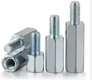 Personnalisable tête unique fer mâle femelle support SS304 acier au carbone laiton colonne hexagonale boulon aluminium colonne goujon attaches - Product Image 2