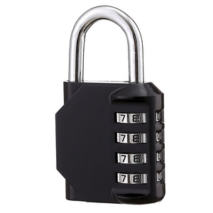 กุญแจล็อคแบบผสมผสาน โลหะผสมสังกะสี ขนาด 7 มม. แบบไม่ใช้กุญแจ สำหรับตู้เก็บของในยิม ประตูห้อง ดีไซน์อุตสาหกรรม ทนทาน - Product Image 3