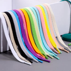 Cordones de Zapatos de Poliéster de Alta Calidad WEGOODZF, de 8 mm de Ancho, de una Sola Capa, Coloridos, Planos, para <span class=keywords><strong>Tenis</strong></span>, para Correr - Product Image 3