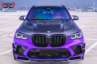 Vente en gros pour BMW X5M F95 X6M F96 X5 G05 X6 G06 AE Style Capot Capot en fibre de carbone Accessoires de voiture Capot en carbone Couvercle de moteur