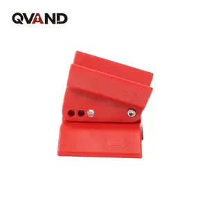 QVAND調整可能なユニバーサルバタフライバルブロックアウトデバイス、ステンレス鋼ネジ付きロトロック