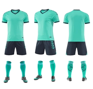 Kit transpirable camiseta de fútbol uniforme nuevo modelo conjunto completo de fútbol Kit de fútbol personalizado en blanco nombre número conjunto camiseta de fútbol - Product Image 6