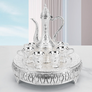 Cafetera de té árabe de acero inoxidable de alta calidad, fabricante Dallah de té árabe de primera calidad, cafetera Kahwa, tetera árabe Dallah - Product Image 5