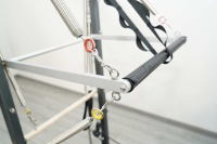 MOQ 1 máquina de entrenamiento razonable medio trapecio aluminio pilates reformador con torre