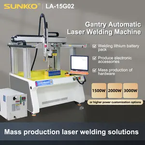 Gantry Laser Welding Machine For Prismatic Lithium Battery Pack Aluminum Nickel Busbar Automatic Laser Spot Welder