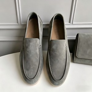 Mocasines de Gamuza de Lujo Estilo Italiano para Hombre, Zapatos Casuales Cómodos de Suela Suave y Cuero de Alta Calidad - Product Image 3