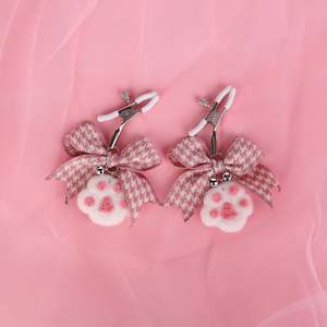 Ensemble <span class=keywords><strong>de</strong></span> jeu <span class=keywords><strong>de</strong></span> rôle Furry BDSM-Bandeau d'oreilles <span class=keywords><strong>de</strong></span> chat, bandeau en dentelle et <span class=keywords><strong>collier</strong></span> cloche avec pinces à mamelon Plug anal - Product Image 5