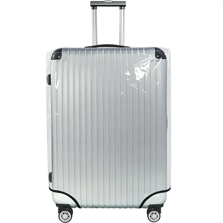 Cubierta protectora transparente para equipaje, cubierta protectora para maleta, cubierta protectora de plástico para equipaje