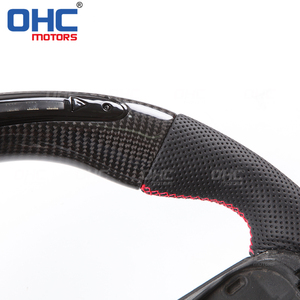 Volante de fondo plano de fibra de carbono, LED, para <span class=keywords><strong>mini</strong></span> <span class=keywords><strong>cooper</strong></span> f55 f56 f57 - Product Image 3