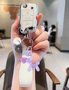 OEM ODM Jelly Balloon Dog Keychain for Girls <b>Cute</b> Poodle Keyring Bag Charms Purse Pendant Custom Branding Bulk Manufacturer - Product Image 6
