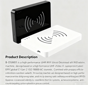 مدمجة ومريحة سطح المكتب عالية الأداء تحديد الهوية التحكم في الوصول مكافحة التزوير الإنتاج قارئ RFID التحكم - Product Image 2