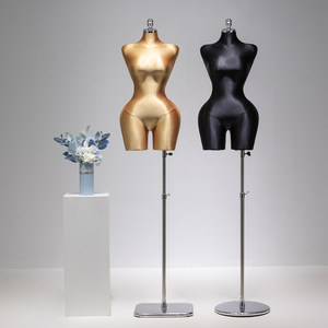Maniquíes de Fibra de Vidrio para Ropa, Curvilíneos, con Caderas y Busto Grandes, Color Rosa, Tallas Grandes, para Exhibición de Ropa Femenina - Product Image 5