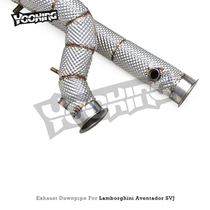 Tuyau droit avant blindé thermiquement en SUS304 pour Lamborghini Aventador LP770 SVJ/LP780 Ultimae 2019+ Section d'échappement haute performance - Product Image 2