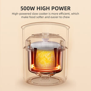 Marmite électrique multifonctionnelle puissante tout-en-un de 1L <span class=keywords><strong>grande</strong></span> <span class=keywords><strong>capacité</strong></span> pour la cuisine chinoise, en céramique, pour ragoûts et cuisson lente - Product Image 5