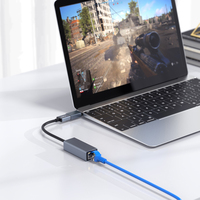 Adaptateur Ethernet Gigabit USB 3.0 gris sidéral avec puce AX88179B/RTL8153E, carte réseau externe RJ45, neuf, directement d'usine, en stock