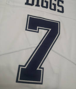 सर्वश्रेष्ठ गुणवत्ता कस्टम डाक प्रेस्कॉट ट्रेवॉन डाइज सीडीई मेमने जेरेज पिकअप अमेरिकी फुटबॉल जर्सी - Product Image 5