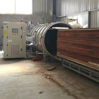 Séchoir à placage de bois haute fréquence 3CBM JYC, machine de séchage du bois dur, four à bois, pompe, roulement, moteur, haute efficacité, sans craquellement