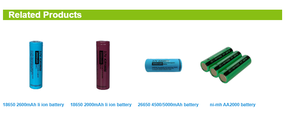 แบตเตอรี่ขายดี 3.7v Li-ion ชาร์จได้ รุ่น 34600 32650 26650 22500 21700 18650 18620 18500 18350 16500 16340 - Product Image 2