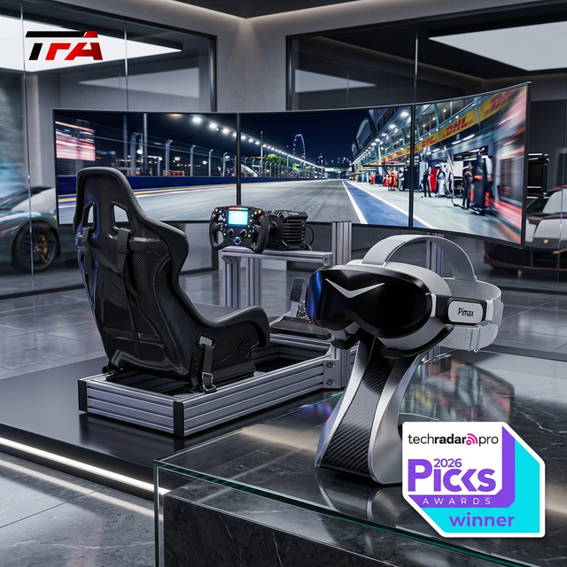 Premium 8K PC VR Headset WithPimax Dream Ai Display Eye Tracking Lightweight Virtual Reality Glasses for Flight Racing Simulator