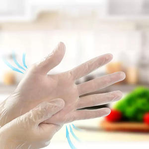 Gants d'examen jetables en PVC Inco Medical, texture intégrale, sans poudre, sans latex, pour usage alimentaire et médical - Product Image 1