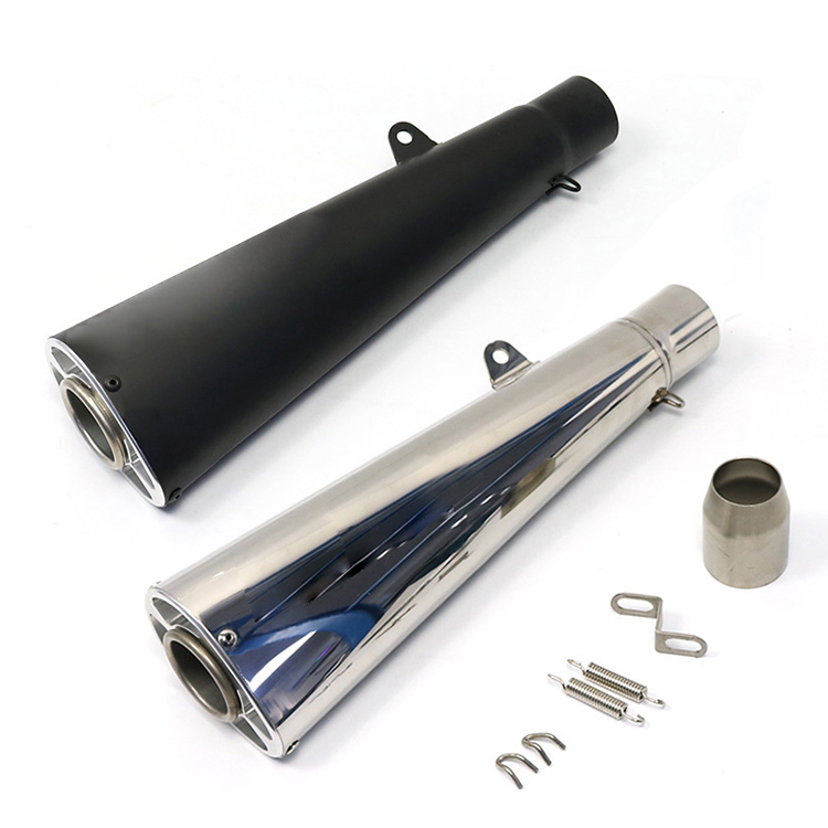 Универсальный 51 мм стальной и черный глушитель выхлопных газов для Honda CB300R CM300 CB300 CB400 CBR650 CB650F brock moto глушитель
