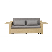 Canapé-lit pliant en bois moderne avec bras, nouveau meuble pliable