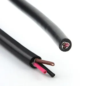 Kabel perisai ganda 3 Core 22AWG UL2464 80C 300v VW-1 20AWG kabel listrik tembaga Multi Core kualitas tinggi