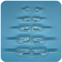 Verrerie de laboratoire bateau de pesage Miniature cuillère de pesage en verre personnalisée de haute qualité