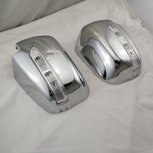 Coque de rétroviseur en ABS électroplaqué avec lampe pour Mitsubishi <span class=keywords><strong>Triton</strong></span> L200 2008-2015, installation par pression - Product Image 3