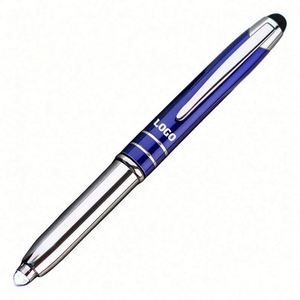 Sy211 Wholesale Stylus Led Light Metal Logo Ball <b>Pen</b> With Flashlight Custom Promotional Gifts - Product Image 1