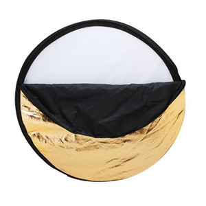 Équipement de photographie de studio 110cm 43 "5 en 1 réflecteur de lumière pliable multicolore rond - Product Image 4