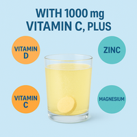 Comprimés effervescents Vigo Vitamine C 1000mg sans gluten, complément alimentaire pour soutenir le système immunitaire des adultes et des enfants, complément alimentaire OEM