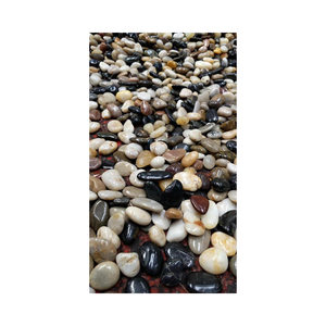 Mixed Color <strong>Polished</strong> Cobble <strong>Stones</strong> &amp; Natural <strong>River</strong> <strong>Stones</strong> White Cobble <strong>Stones</strong> for Outdoor Landscaping &amp; Garden Decoration - Product Image 5