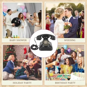 32GB Bộ Nhớ Lớn Retro Ghi Âm Thanh Guestbook Điện Thoại Màu Hồng Lãng Mạn Nguồn Cung Cấp Đám Cưới Có Đèn Điện Thoại Cho Món Quà Cưới - Product Image 4