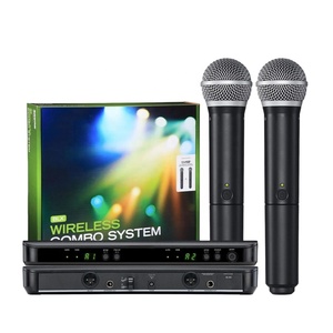 Sistema Microfonico Wireless <span class=keywords><strong>a</strong></span> Doppio Canale BLX288 S58 Beta58 con 2 Microfoni e Ricevitore per Esibizioni dal Vivo - Product Image 1