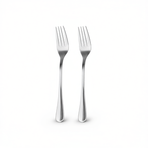 Lot de 2 fourchettes MetalTex, 6 fourchettes à dîner en acier inoxydable - Product Image 2