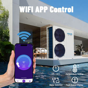 <span class=keywords><strong>Chauffe</strong></span>-<span class=keywords><strong>eau</strong></span> de piscine à onduleur DC en acier inoxydable, refroidisseur de piscine, protection contre la surchauffe, affichage LED, alimentation solaire/électrique - Product Image 2