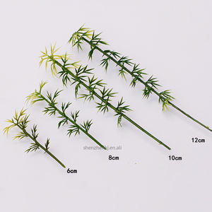 Miniature de bambou artificiel pour aménagement paysager, plantes en PVC miniatures, arbre, <span class=keywords><strong>bac</strong></span> <span class=keywords><strong>à</strong></span> <span class=keywords><strong>sable</strong></span>, bonsaï, décoration de jardin féerique, ornements - Product Image 6