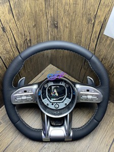 Volant en bois compatible avec Maybach, compatible avec Benz S300 S320 S500 G500 G55 G350 W222 W221 W205 W204 E200 E320, ensemble complet - Product Image 2