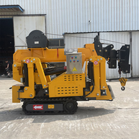 Mini-grue araignée électrique compacte, capacité de charge de 1,2 tonne, certifiée CE pour levage en intérieur