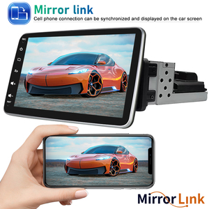 Universal 9 Polegada tela de toque vídeo do carro rádio gps estéreo 1 din leitor de dvd do carro com tela giratória 360 - Product Image 4