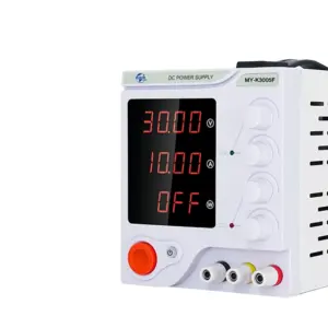 MYAMI Adjustable 0-60V 0-5A variable Switching DC Regulated Bench Power Supply with 4-Digit Display Coarse and Fine Adjustment