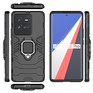 Funda para <span class=keywords><strong>IQOO10</strong></span> PRO 5G, a prueba de golpes, con anillo magnético y soporte. - Product Image 4