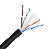 Câble réseau UTP Cat5e RJ45 DingLiang en gros, boîte de 305 m, cuivre sans oxygène, étanche, LSZH PVC pour centre de données POE, 8 conducteurs