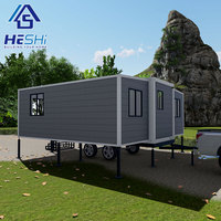 Maison de conteneur extensible préfabriquée à l'épreuve des ouragans 20Ft 40Ft 2 3 4 5 Bedroom Villa préfabriquée Portable Home Casa Portable