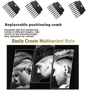 T-blade Professionnel Rechargeable Cheveux Barber Sculpture Lame <span class=keywords><strong>Coiffure</strong></span> Tondeuse Bouddha Fermer Coupe Chargeur - Product Image 4