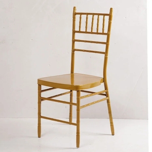 Sillas Apilables para Eventos y Bodas, Sillas de Metal Doradas para Restaurante, Hotel, Banquete, Estilo Tiffany, Gran Venta - Product Image 2