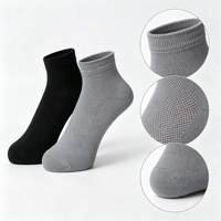 Chaussettes de sport respirantes en maille de qualité supérieure, coupe basse, avec amorti, pour hommes et femmes, pour la course à pied, la gym et les entraînements sportifs