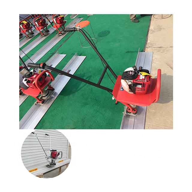 Ручная Вибрирующая виброрешетка для бетона с бензиновым двигателем, Вибрирующая линейка для стоп, вибрирующие инструменты для отделки бетона